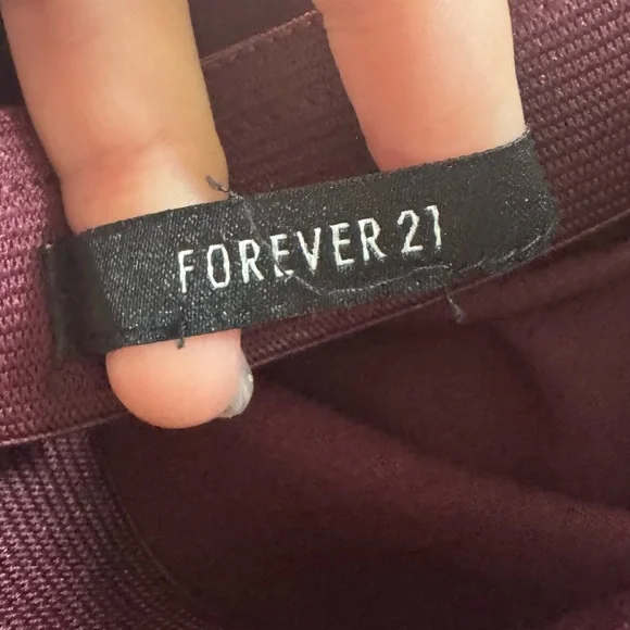 Elegant Maroon Burgundy Satin Skirt - Picture 14 of 14